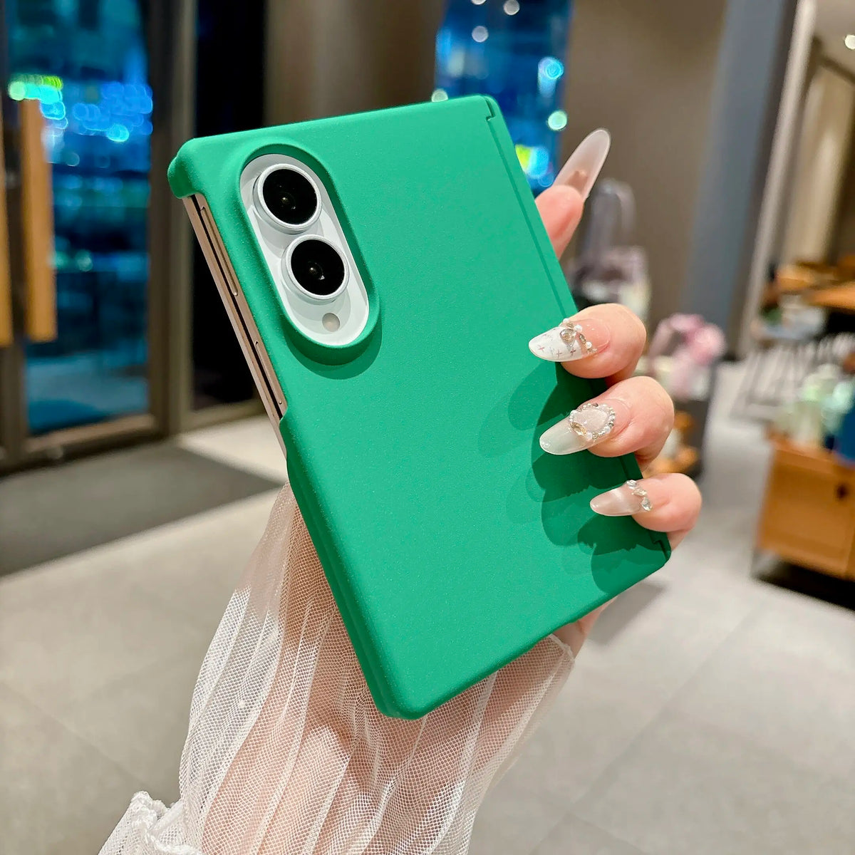 Luxury Matte Candy Solid Color Case for Samsung Galaxy Z Fold 8 Ultra 6 7 zfold 5 4 Fold8 Frosted Hard PC Slim Shockproof Cover