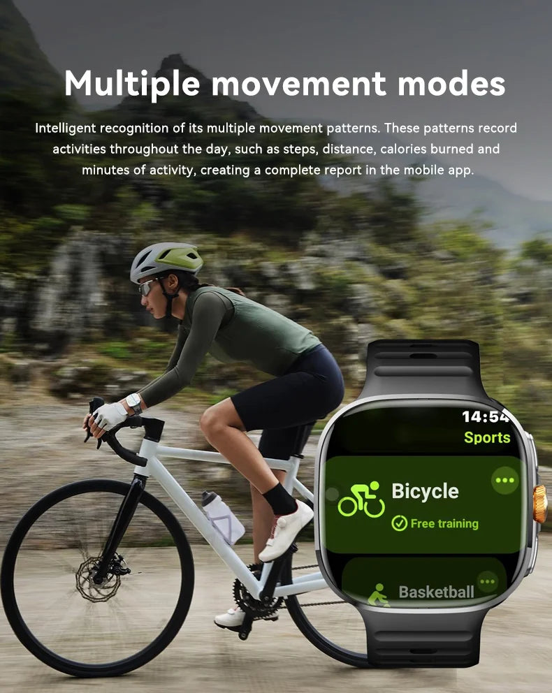 M99 4G 5G Full Netcom Smartwatch 2.4 inch Amoled Screen insert Sim Card GPS WIFI 190° Rotating Camera Game Android Smart Watch
