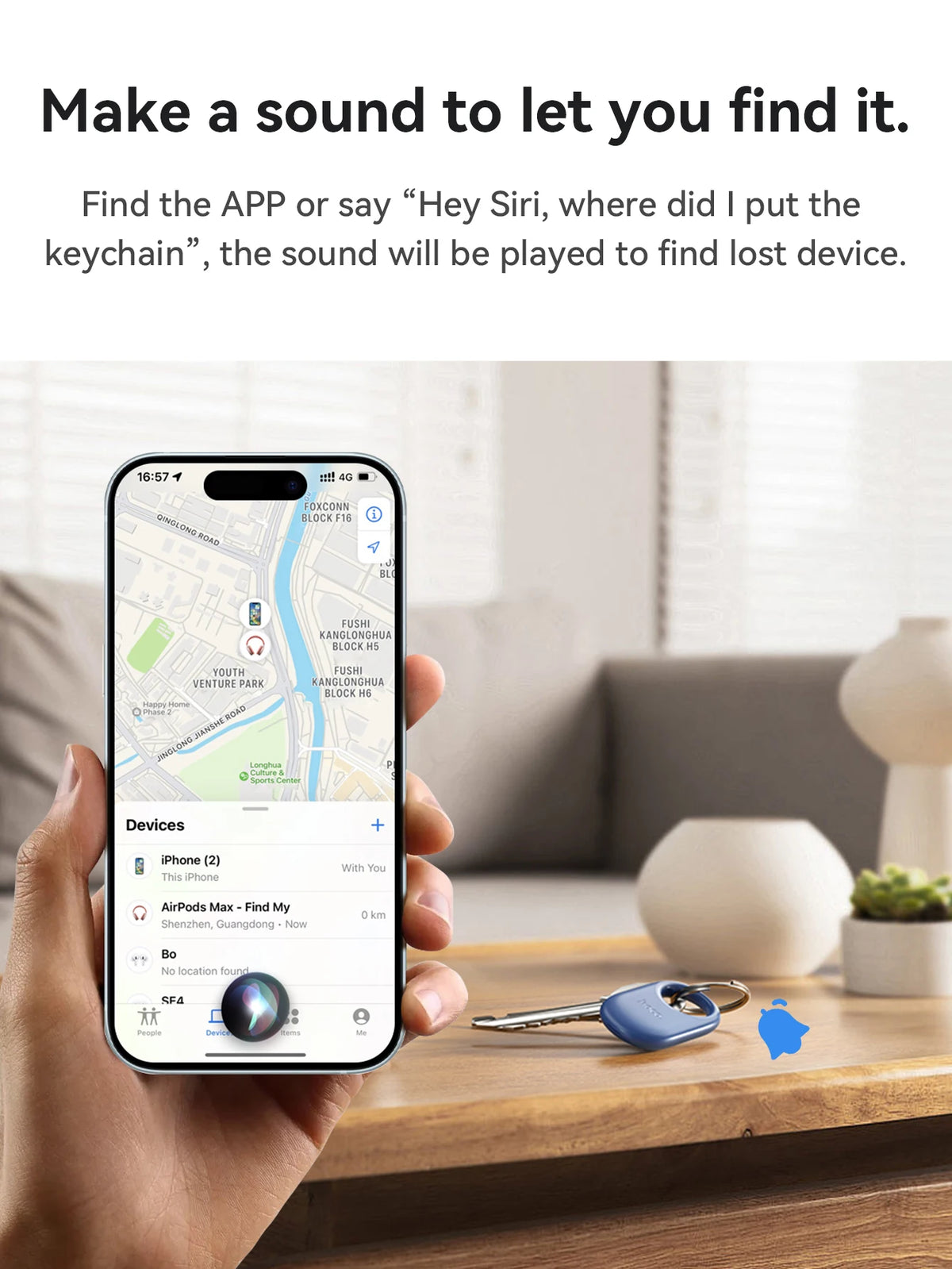 E94 Airtag GPS Intelligent Positioning Pet Key Tracker Smart Anti-lost Device with Case Tracking Find My Elderly Kids For iPhone