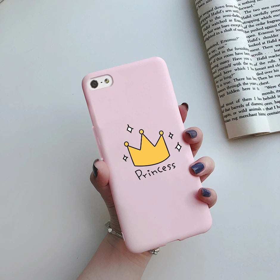 For iPhone 5 5S SE 2016 Case for iPhone 5 S Cover Silicon Cute Painted Case for iphone SE Cover Bumper for iphone 5S Phone Shell