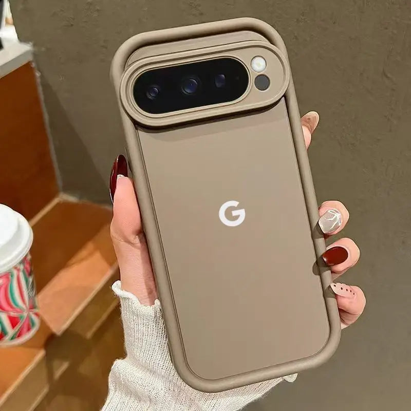 Featuring The Letter G Custom Phone Case For Google Pixel 10 ProXL 9 Pro XL 8A 7 8 9 10 Pro 7A Solid Color Shockproof Soft Cover