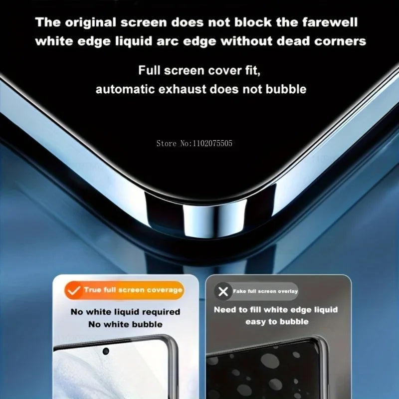 3Pcs One-click Simple Installation Tempered Glass for Motorola Moto Edge 50 Ultra 50 Fusion 60 Pro 60s 40Pro Neo Protective Film