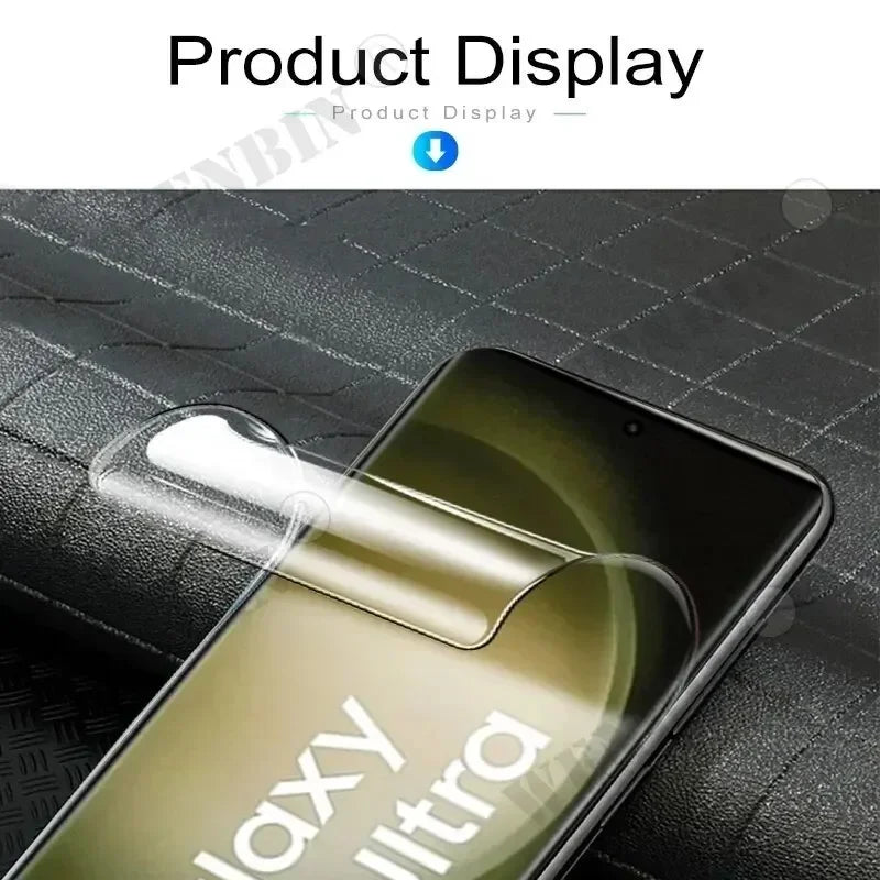 5 Pcs Full Cover Hydrogel Film For Samsung S26 S25 S24 S23 Ultra Plus S24 FE Galaxy A56 A55 A36 A35 A16 A15 Screen Protector