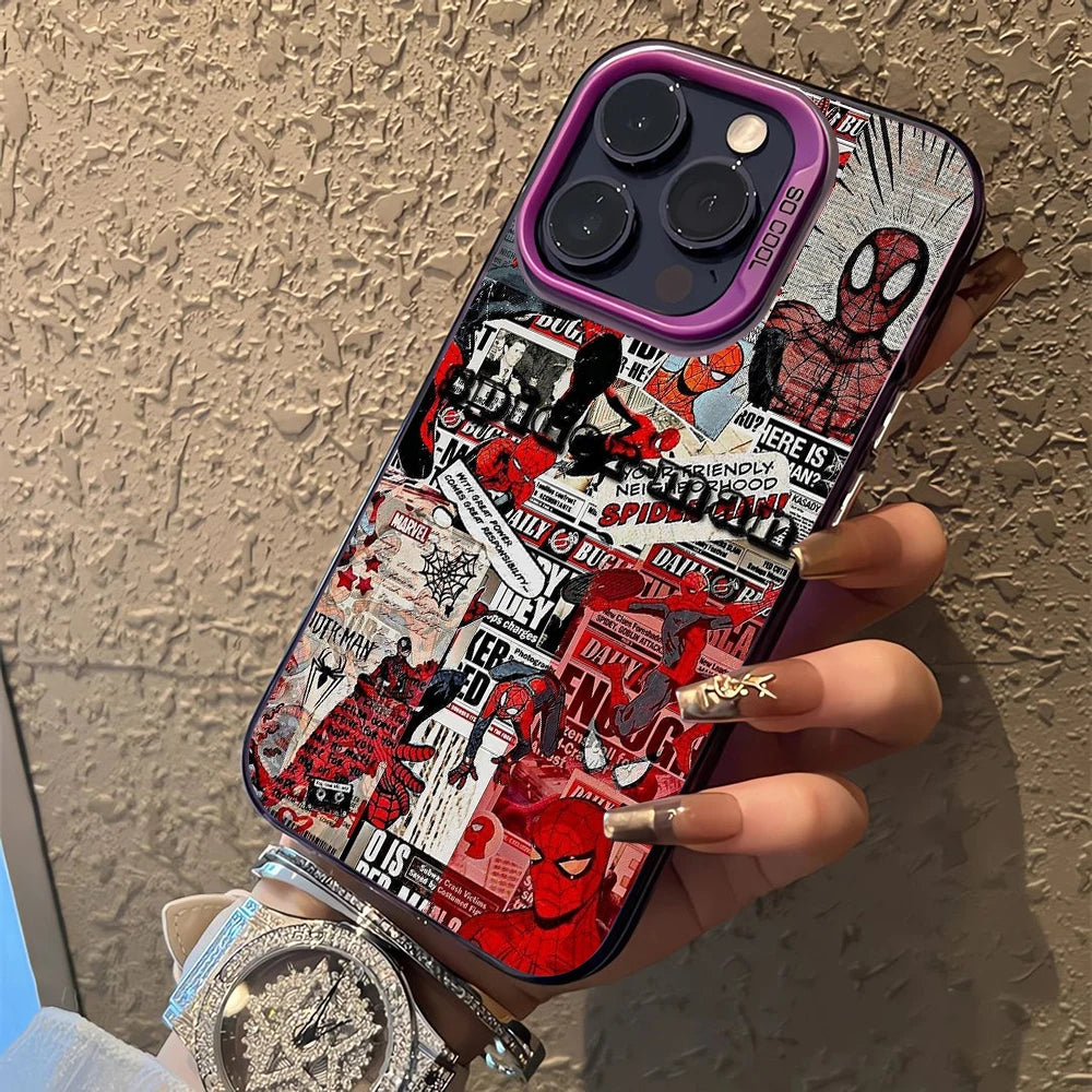 Cool Spiders Man Phone Case For Samsung Galaxy S26 S25 S24 S23 S22 S21 S20 Note20 FE Ultra Edge Plus 4G 5G Anti Fall Matte Cover