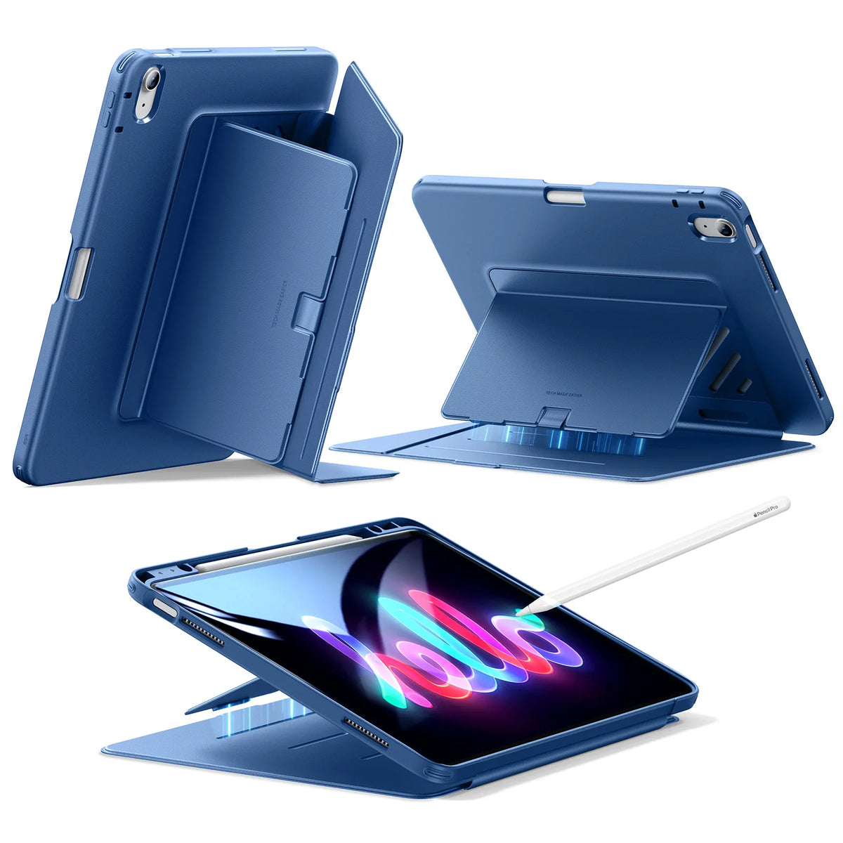 ESR for iPad Air 11 Inch Case M4/M3/M2 (2026/2025/2024) Powerful Magnetic Cover for iPad Air 5th/4th Gen (2022/2020)Auto Wake