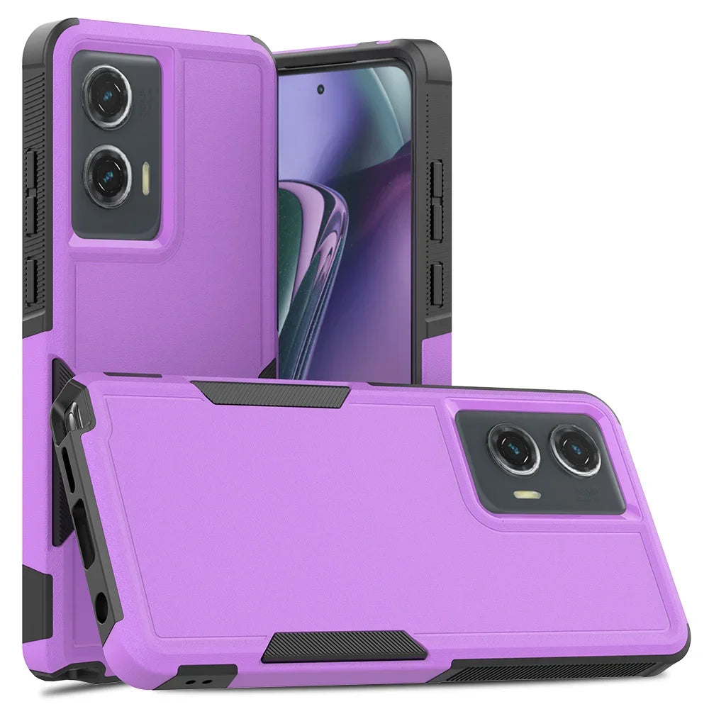 Rugged Armor Shockproof Phone Case For Motorola Moto G Stylus 5G 2024 Power 2025 Play 2026 TPU Frame Hard Plastic Back Cover