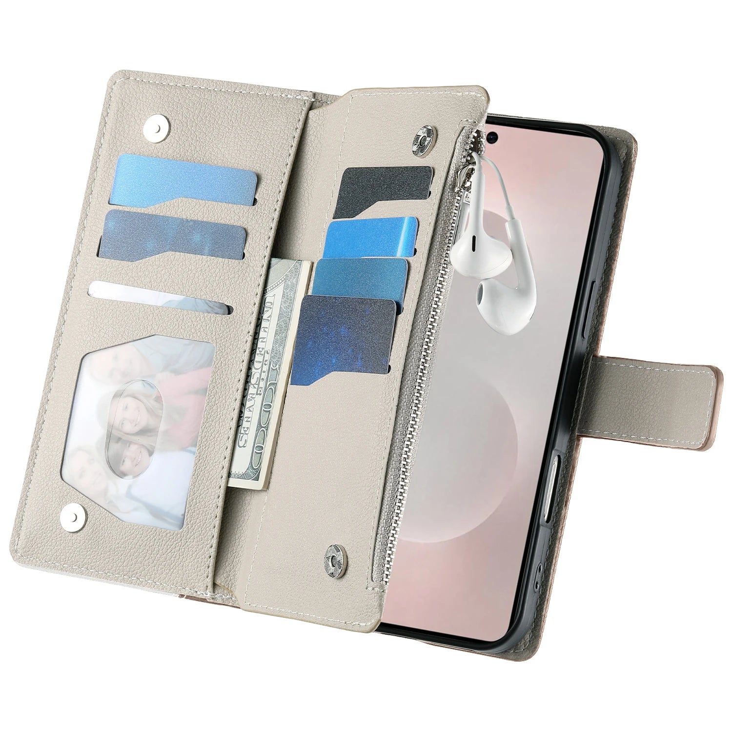 Flip Leather Phone Case For Samsung Galaxy S26 S25 S24 Ultra S23 FE S22 S21 S20 Plus A17 A07 A16 A56 A36 A26 Wallet Card Cover