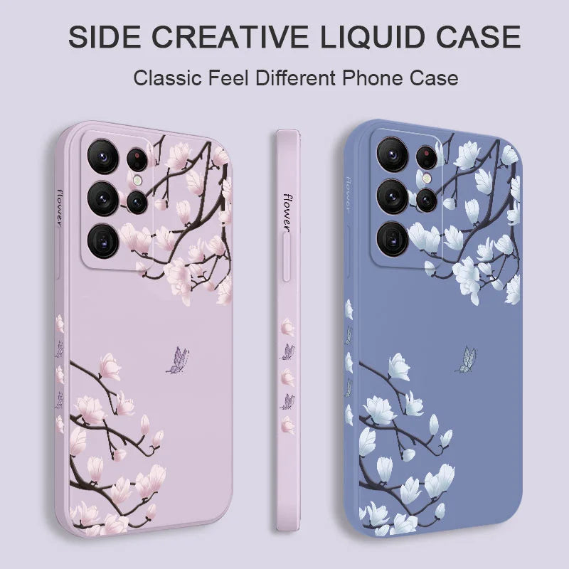 Tree Branch Phone Case For Samsung Galaxy S25 FE S24 S23 S22 S21 S20 Ultra Plus FE S10 Note 20 ultra 10 Plus Cover