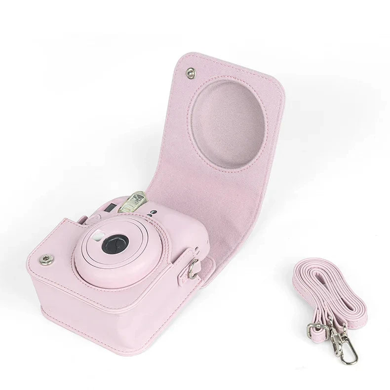 For Instax Mini 12 Camera Case PU Leather Soft Protective Case Trave Bag for Fujifilm Film Camera Bag with Shoulder Strap new