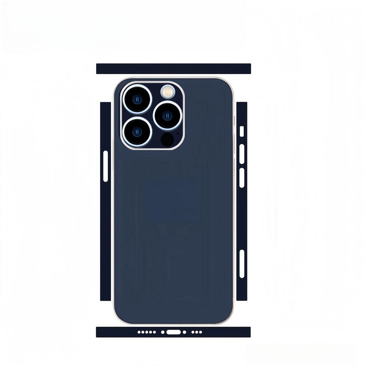 Pain Color Phone Stickers Film For iPhone 16 15 13 14 Pro Max 3M Back Skins Sticker For IPhone13 Mini Cover Body Film