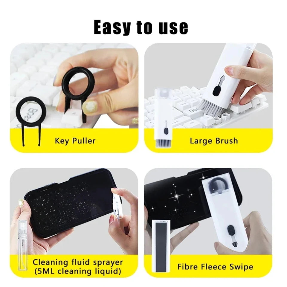 mobile phones cleaning kit are suitable for cleaning dust and stains on screens of mobile phones, cameras, laptops, tablets, etc
