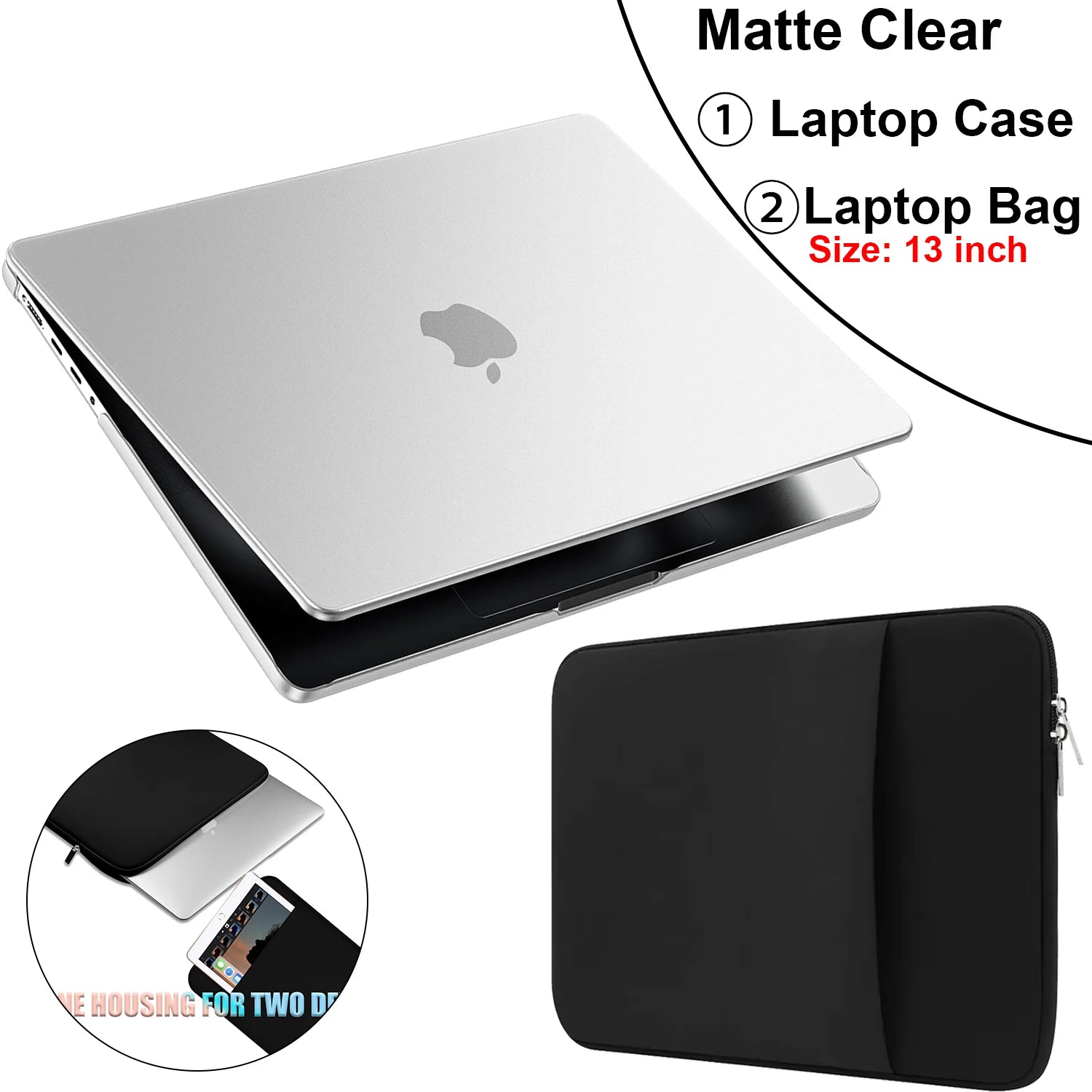 Matte Laptop Case For MacBook Air 13.6 inch Case M5 M4 M3 M2 2026-2022 Release Model A3240 A3113 A2681,For MacBook Accessories