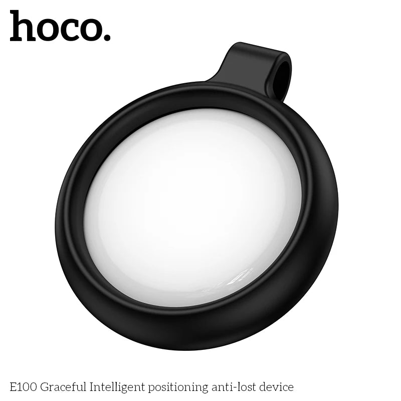 HOCO E100 Smart GPS Tracker Mini Tag Anti-Lost Device with Case for iOS Apple Find My App Car Key Pet Kids Thin Locator Finder