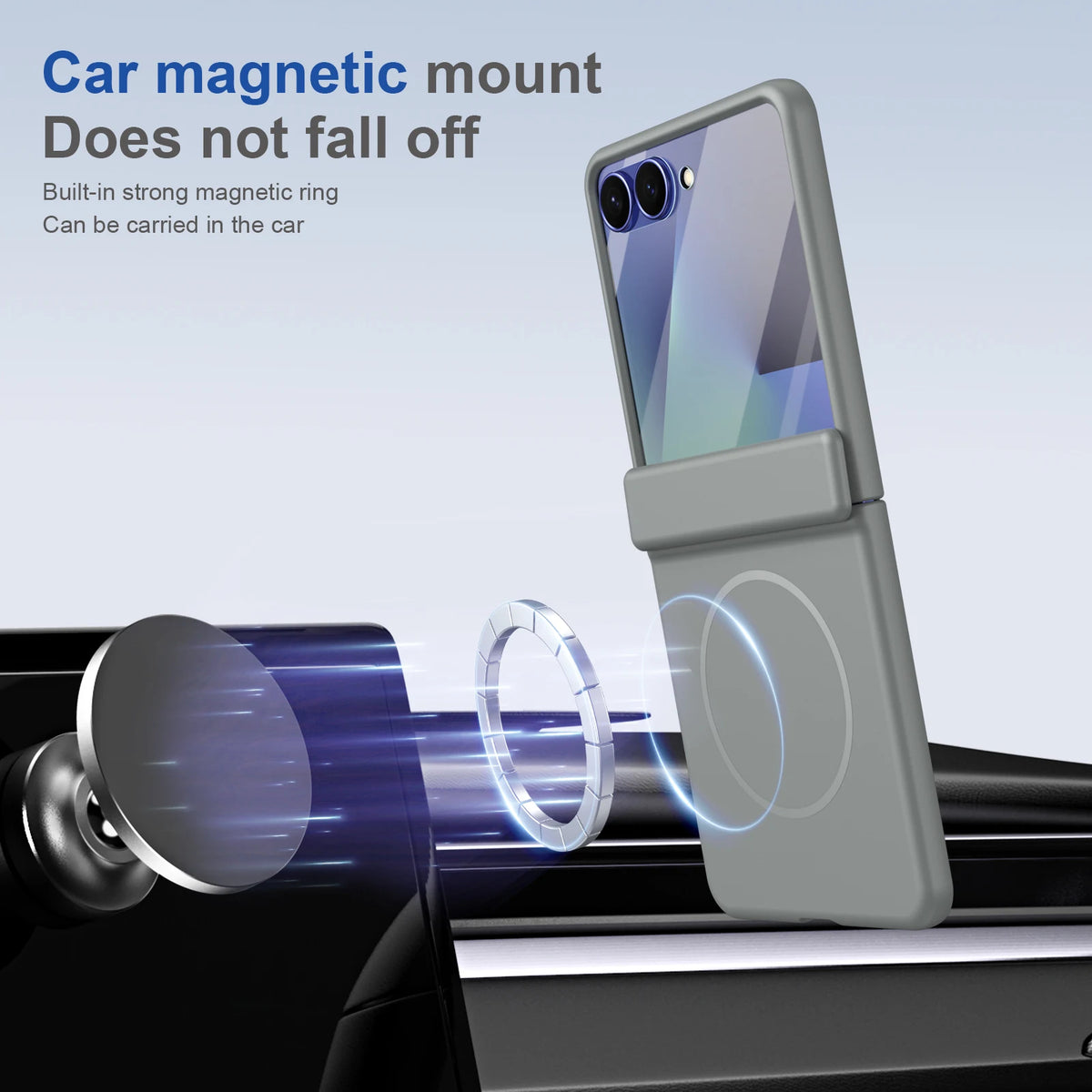 Hinge Protective Magnetic for Samsung Z Flip 8 7 FE 6 5 4 3 with Tempered Protective Film Phone Case for Samsung Galaxy Z Flip 8