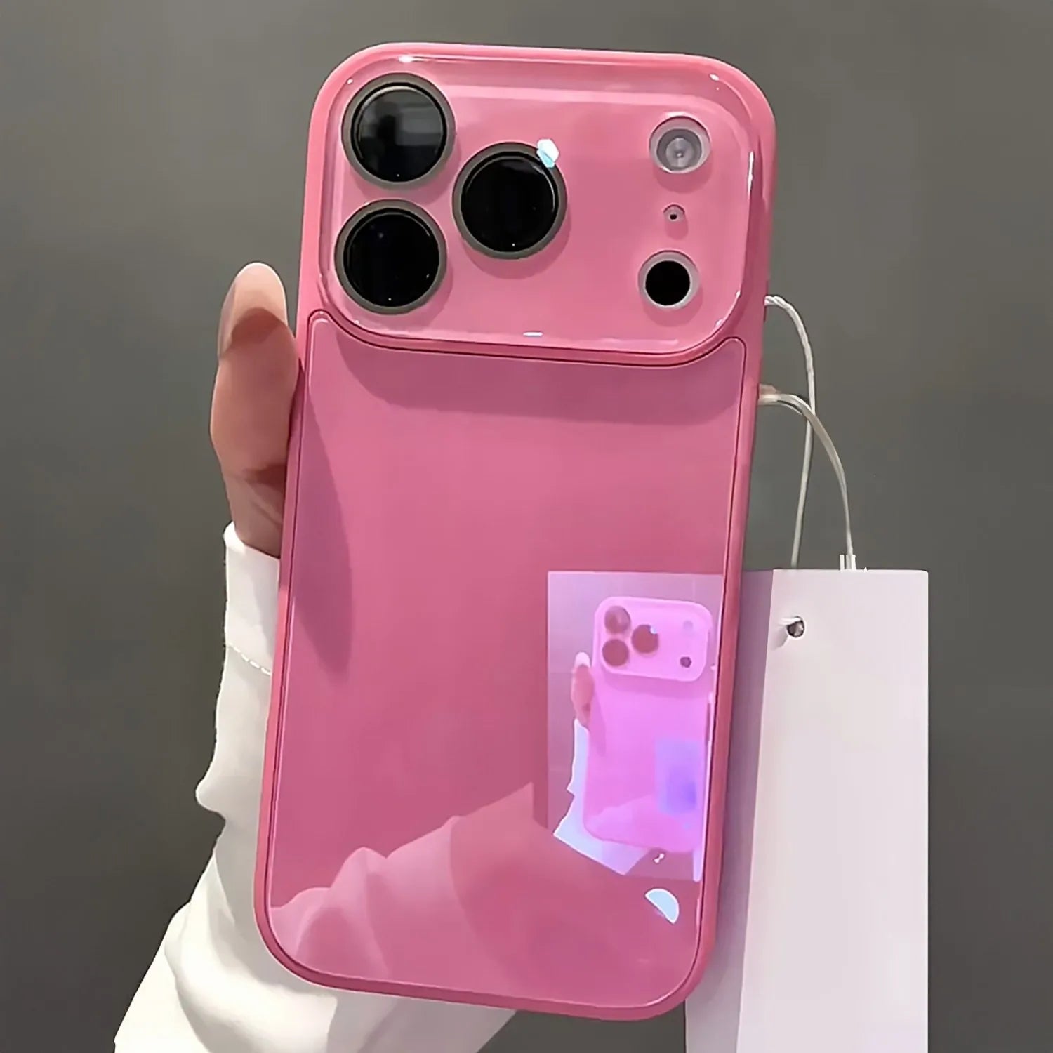Fashion Candy Solid Color Hard Case for iPhone 14 15 16 17 Pro Max 12 11 13 Tempered Glass Lens Protector Shockproof Back Cover