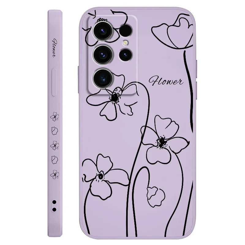 Swaying Grass Phone Case For Samsung Galaxy S25 FE S24 S23 S22 S21 S20 S10 S10E Ultra Plus  Note 20 Ultra Plus Cover