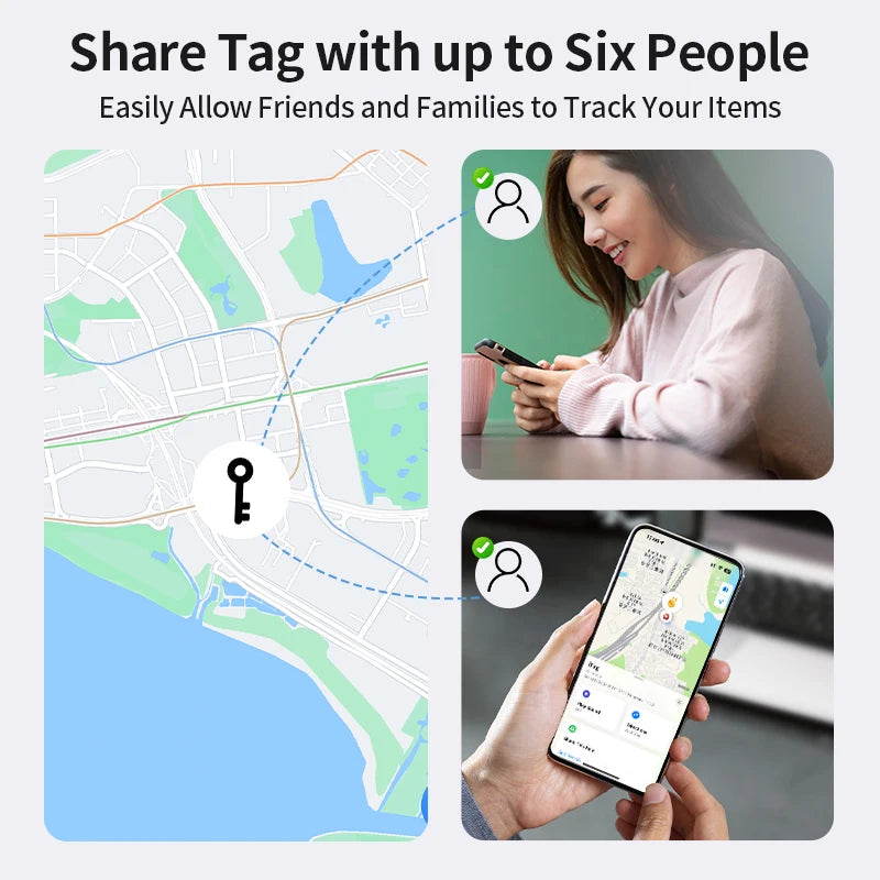 4/3/2/1 Pack Beyond Bluetooth Range Tracking Locator Anti-Lose Tracker for Apple Find My Voice Find Luggage Key For iOS iPhone