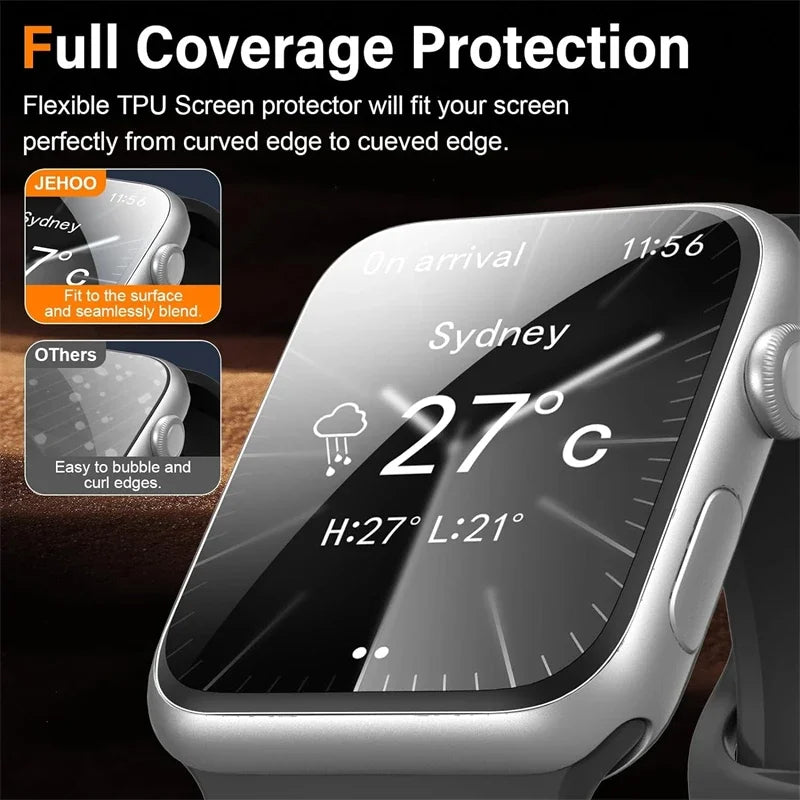 5PCS Hydrogel Film for Apple Watch 5 6 SE 40MM 44MM 38MM Screen Protector Apple Watch Ultra 49MM 7 8 9 41MM 45MM 10 11 42MM 46MM