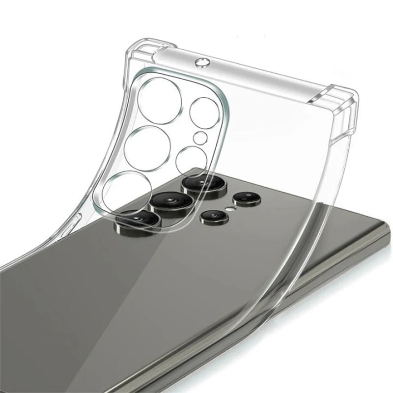 Clear Case For Samsung Galaxy S24 S23 S22 S21 Plus Ultra Shockproof Case A54 A34 A14 A03 A53 A33 A23 A13 A52 A32 A22 A12 Cover