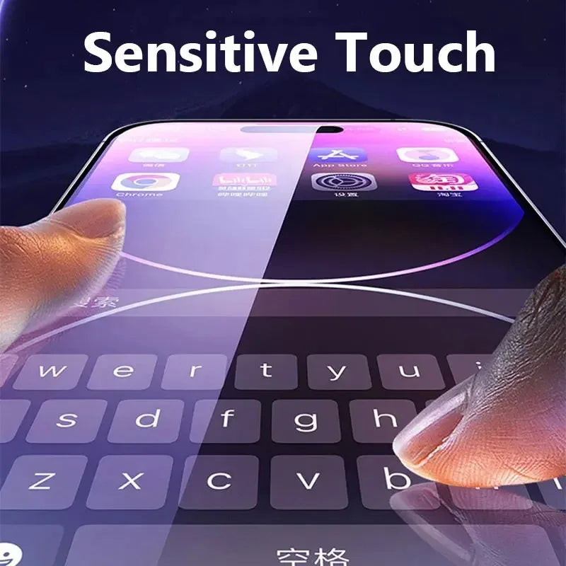 1Pcs iPhone 15 14 13 12 11 16 17 Pro Max X XS Max XR 8 7 Plus 16e 17Air 14 15 16 Plus Tempered glass screen protector film