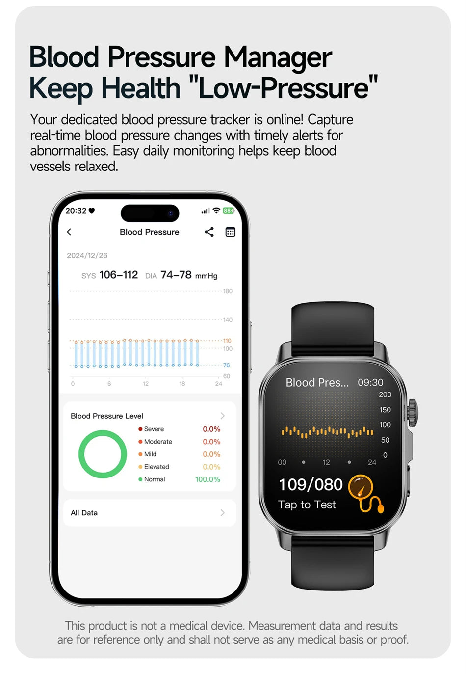 New Men Accurate Health Diagnosis ECG Smart Watch Blood Pressure Blood Oxygen Blood Fat Uric Acid Temp Bluetooth call Smartwatch