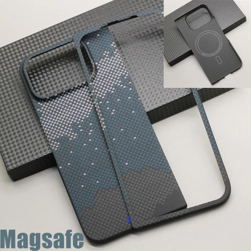 Kevlar Carbon Fiber Magnetic Case for Google Pixel 10 Pro Fold Cover Luxury Aramid Fiber Pixel 10 Pro Fold Magnetic Case