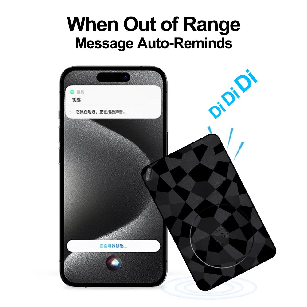 Smart Tag Wallet Tracker Card Dual System Anti-Lost GPS Tracker Item Finder Compatible With Google Find Hub & Apple Find My