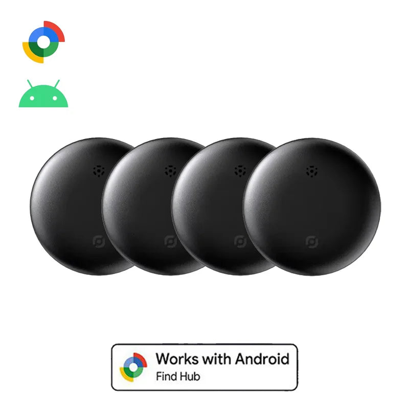 1-4Pcs Anti-Lost Tag Google Find My GPS Tracker Android Finder Compatible with Google Find Hub (Android Only) Key Wallet Finder