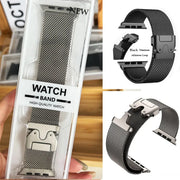 Titanium Straps For Apple watch Series 11 10 9 8 7 6 5 4 SE 3 46mm 42mm 41mm 45mm 44mm 40mm Milanese Loop Ultra 49mm Accessories