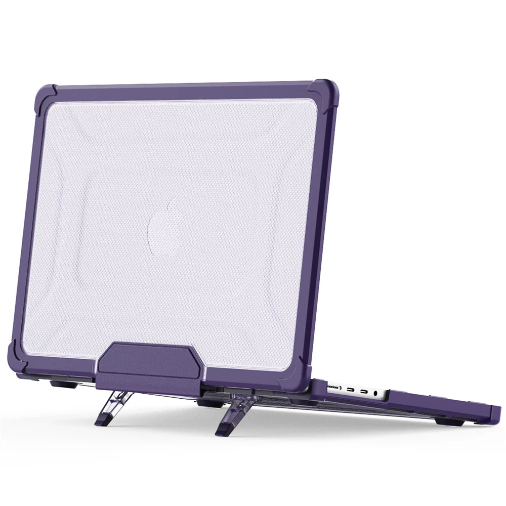 Laptop Case for MacBook Air 15 2025 Cover with Dustproof Plug & Touch Film & Keyboard Cover for MacBook Air Pro M1 M2 M3 M4 Case