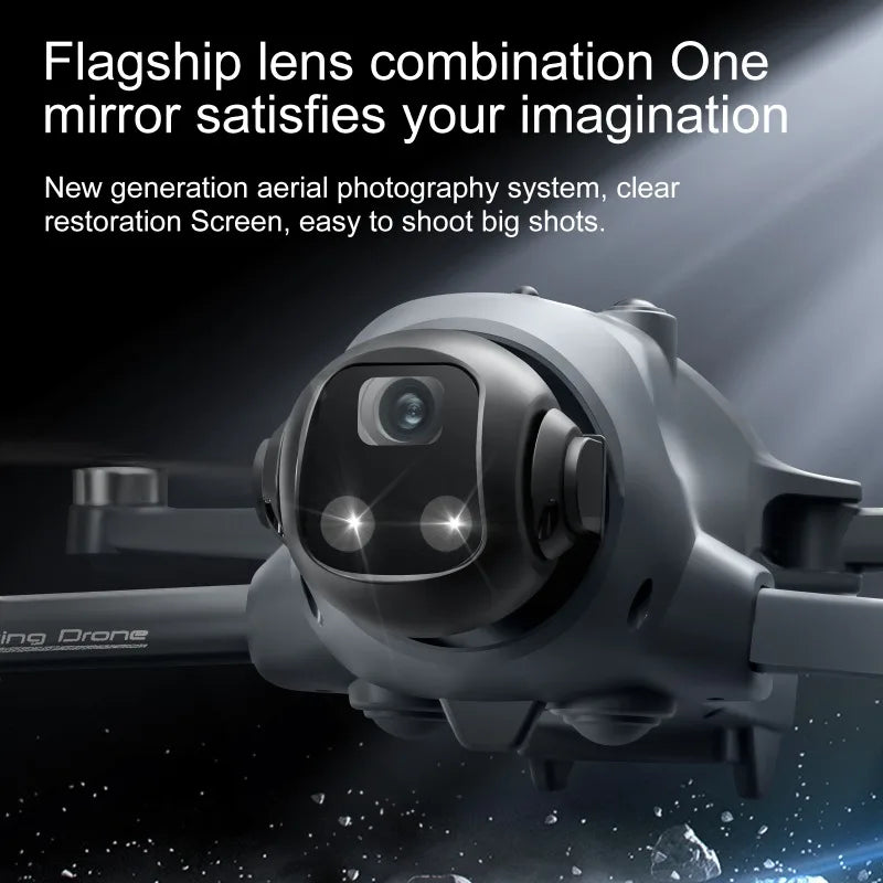 YL059 RC Quadcopter Drone with 4K Camera 23 Min FPV GPS Flight Optical Flow Positioning Auto Return Home RC Toy Boy Gift Dron