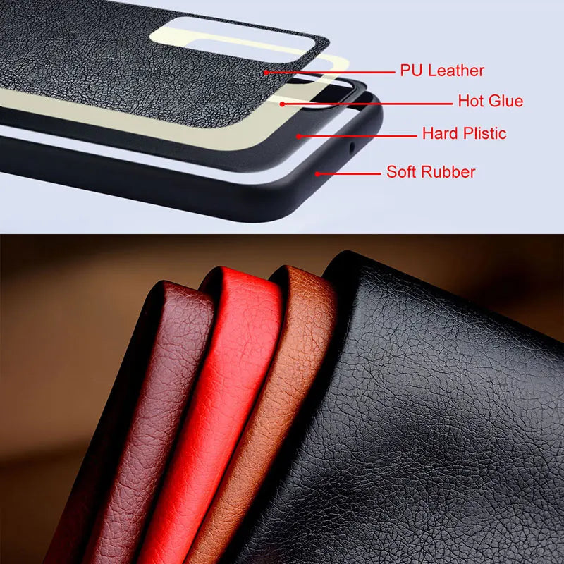 Luxury Leather Case For Moto G Power Stylus Play 2026 2025 2024 4G 5G Business Style Retro Litchi Pattern Back Cover