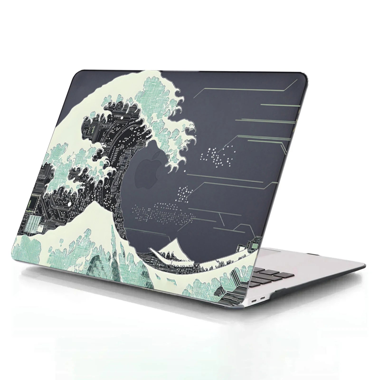 New Mechanical style  Plastic Laptop Case for MacBook Air 15 13 case A2681 A1466 A1369  M2 2023  Pro13 A1932 A2179A2338 A2337