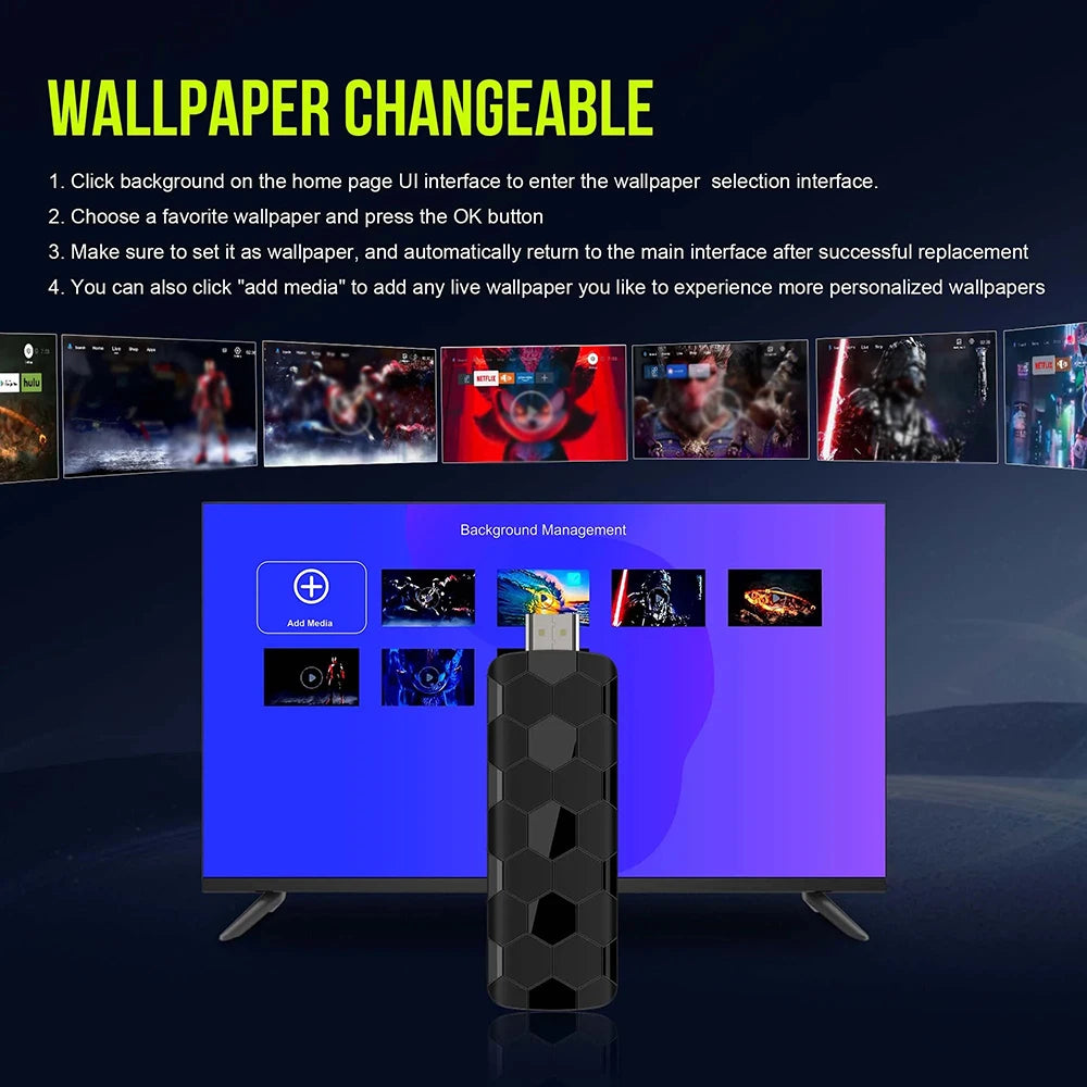 R3+ 4/8K Ultra HD Android 16 Smart TV Box WiFi 6 BT UI Interface 8GB RAM +128GB ROM Media Player For Netflix YouTube Disney+