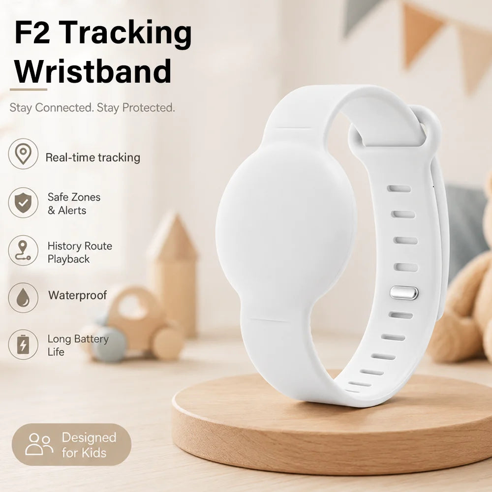 LAXASFIT GPS Tracker 180-Day Standby Global Positioning Location History Find My Device Anti-Lost Alarm for Kids Pets