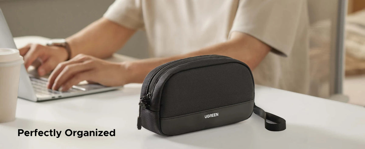 UGREEN Storage Bag Case Organizer Bag S/M Size for Laptop Power Adapter HUB Earphone Cable Charger PC Digital Laptop Accessories