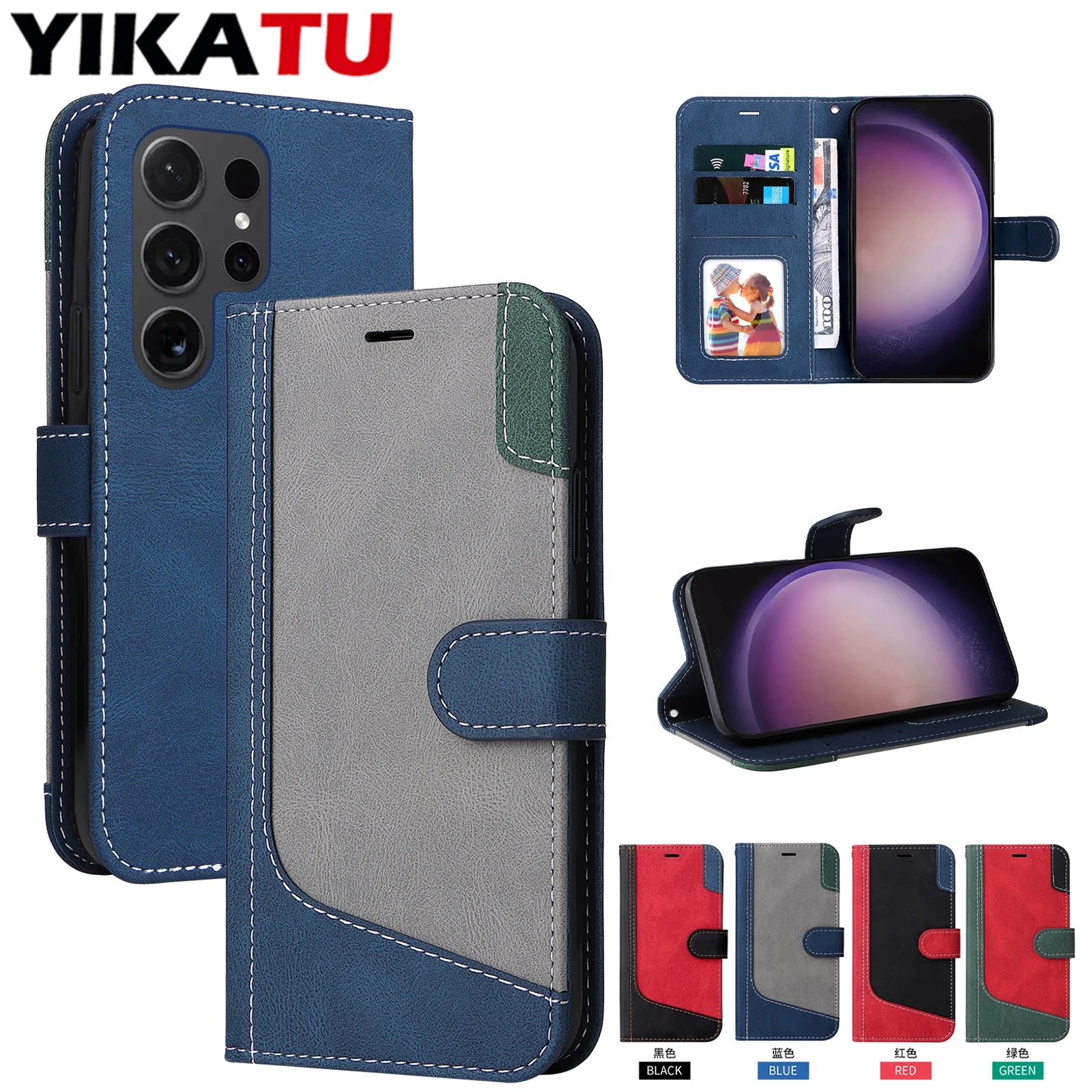 Magnetic Flip Wallet Case For Samsung Galaxy S30 Ultra S25 Plus S24 FE S23 S22 Pro S21 S20 Lite S20 FE 4G 5G S10E Phone Cover