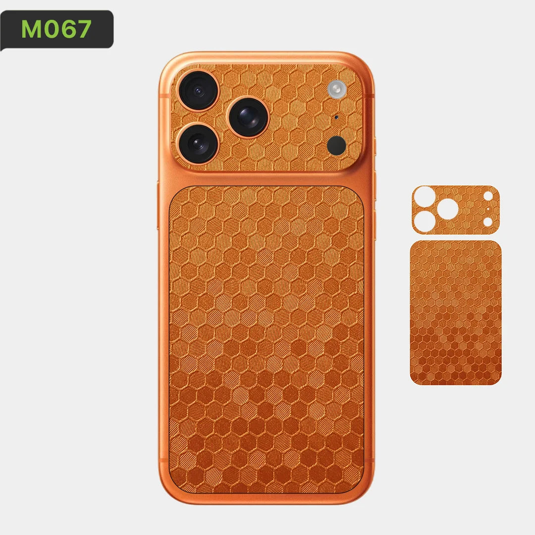 BC02 for Apple iPhone 17 Pro Max /17 Pro/Air Camera with Battery Skin Wrap 3D Colorful Rear Protective Sticker Film