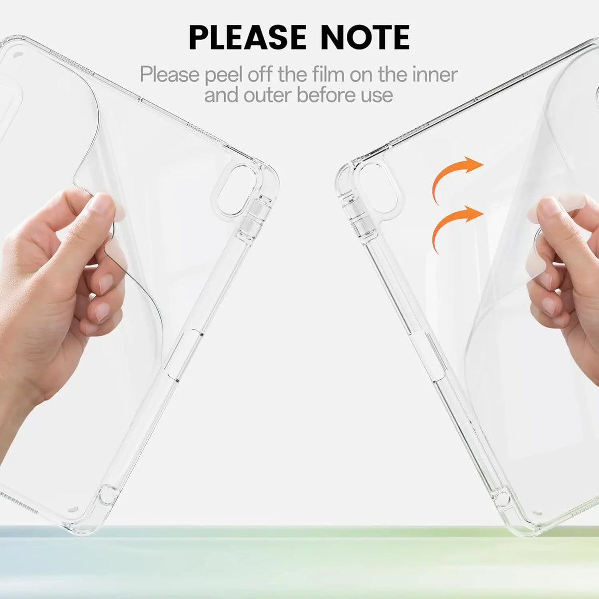Clear Crystal Tablet Case With Pen Slot For iPad 10th 11th Gen 2025 7/8/9 10.2'' Air 4 5 6 7 11 Air 2 9.7 Pro 11 Mini 6 7