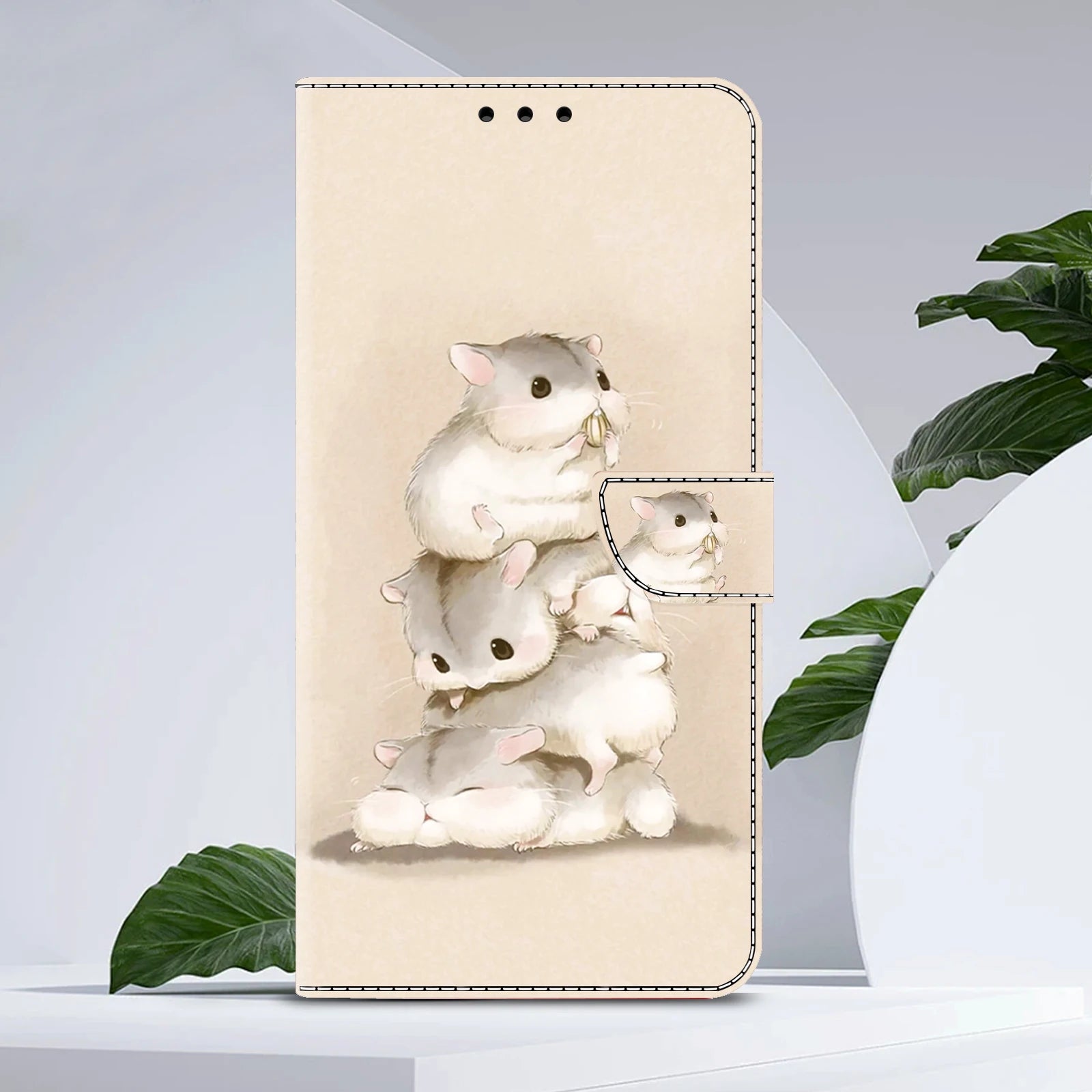3D Magnetic Flip Leather Wallet Case For iPhone 17 16 15 14 13 12 11 X Xr Xs 8 7 6 6s Se2 Se3 2022/20 Mini Air Plus Pro Max