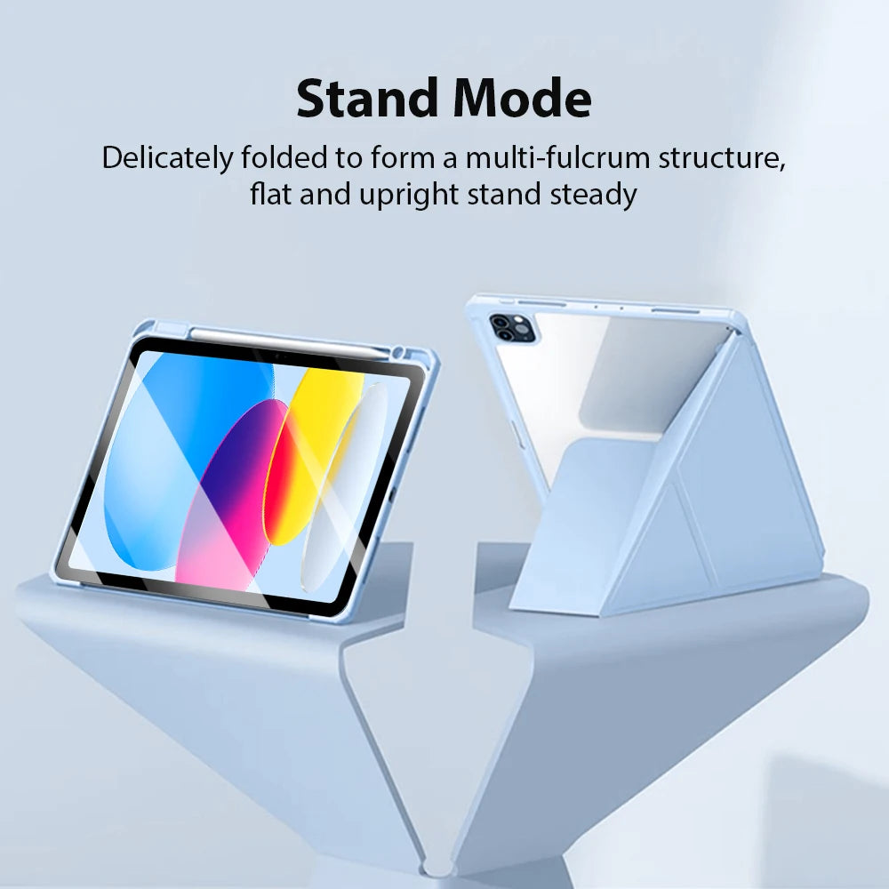 For iPad A16 Case Pro 11th M5 M4 12.9 10 9 9th 10th Generation For Ipad Air 13 11 M3 M2 5 4 Mini 7 6 2025 10.9 Protective Cover