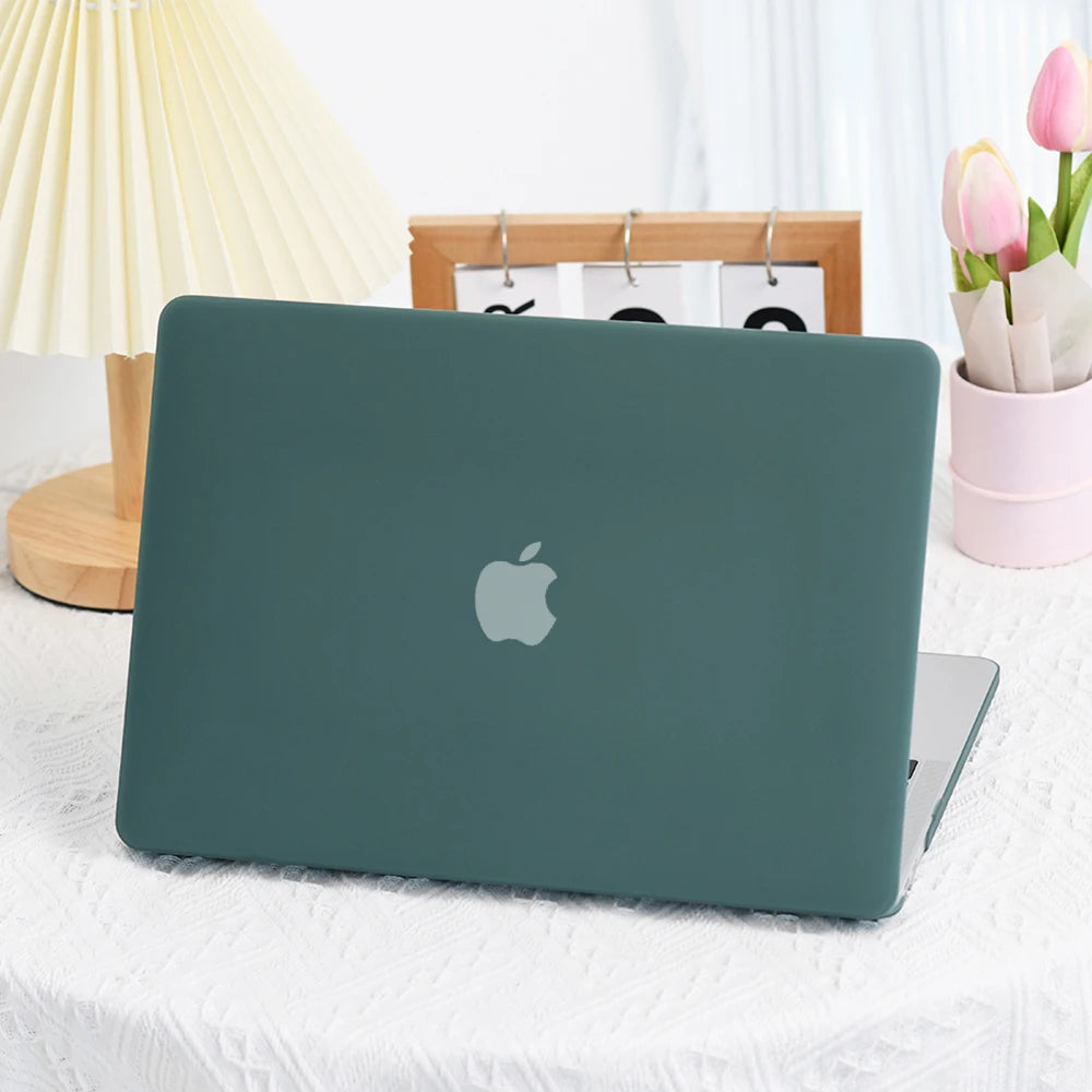 Frosted Laptop Case For Macbook Air 13 A2337 A1466 For Mac M1 Chip Pro 13 A2338 For Macbook Pro 14.2 16.2 Matte Protective Cover