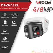 Vikylin Panoramic 4/8MP Dual Lens Smart Hybrid Light IP Camera Two-way Talk CCTV POE Security Camera Onvif Video Surveillance