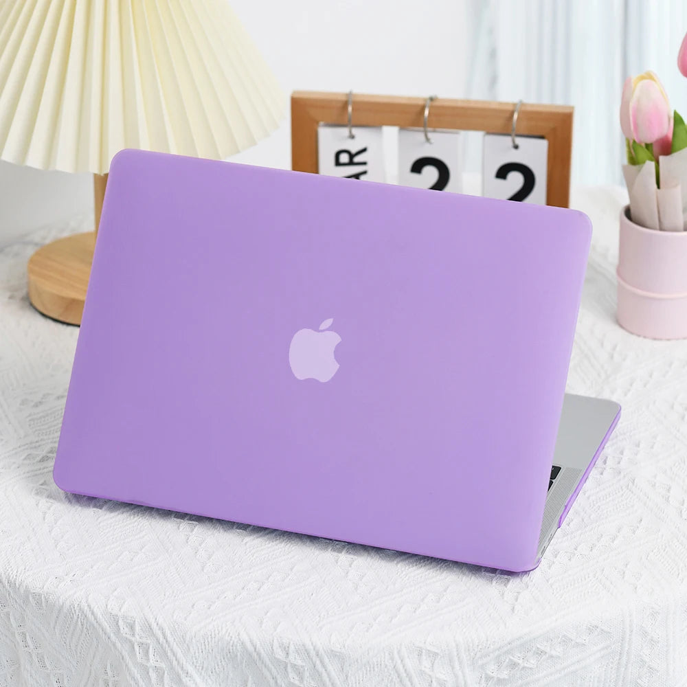 Frosted Laptop Case For Macbook Air 13 A2337 A1466 For Mac M1 Chip Pro 13 A2338 For Macbook Pro 14.2 16.2 Matte Protective Cover