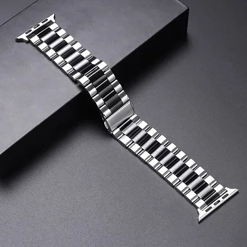 Stainless Steel Strap For Apple Watch Ultra 4 3 2 49 45 41 40 46 38 42 44mm Metal band Bracelet For iWatch Series SE 11 12 9 8 7