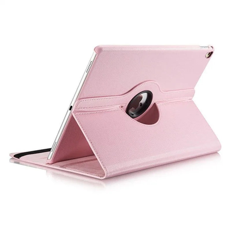 Case For Apple iPad Pro 12.9 2015/2017 360 Rotating Smart Cover iPad Air 13 2024 2025 12.9"2018-22 PU Leather Funda Tablet Shell