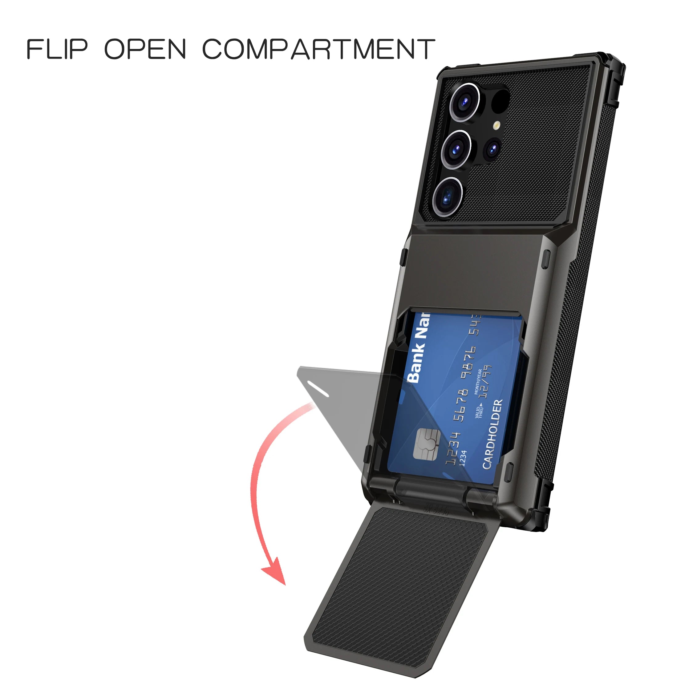 Wallet Card Slots Case for Samsung Galaxy S26 S25 S24 S23 S22 S21 S20 S10 Nore 20 10 FE Ultra Edge Plus Phone Cover Shockproof
