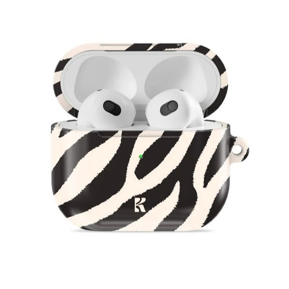 Snow Kitty Savage Idol Shockproof Protective Glossy HD Hard PC Cover Case For AirPods Earphone 1 2 3 Pro Pro2 With Metal Hook