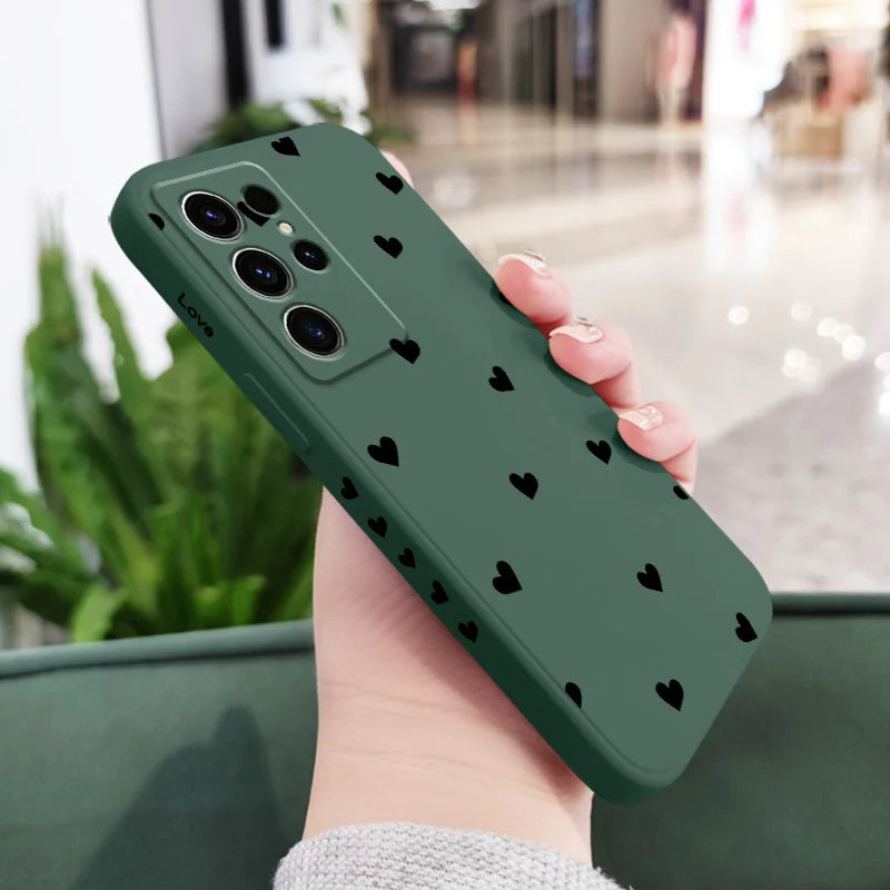 Scatter Love Phone Case For Samsung Galaxy S25 FE S24 S23 S22 S21 S20 S10 S10E Ultra Plus FE Note 20 Ultra Plus Cover
