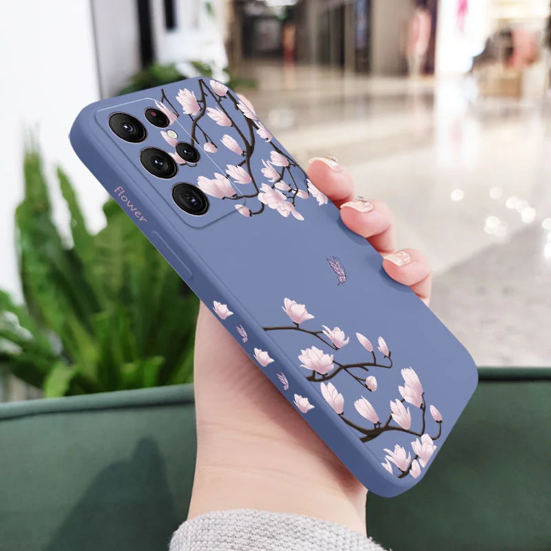 Tree Branch Phone Case For Samsung Galaxy S25 FE S24 S23 S22 S21 S20 Ultra Plus FE S10 Note 20 ultra 10 Plus Cover